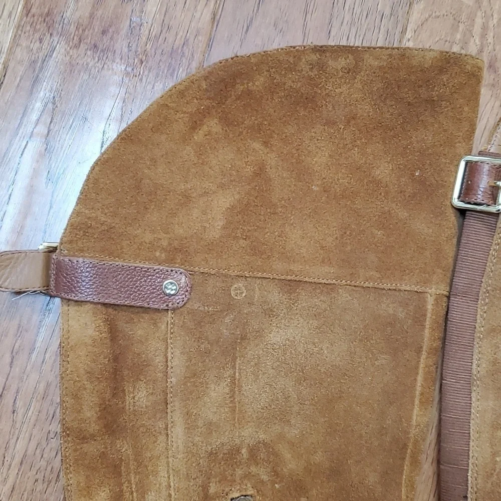 Naturalizer July wide calf over the knee camel suede boots